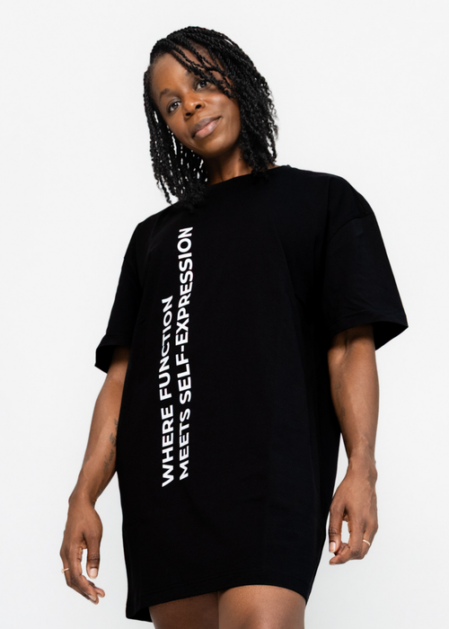 Ethos Statement Oversized T-Shirt-Kleid