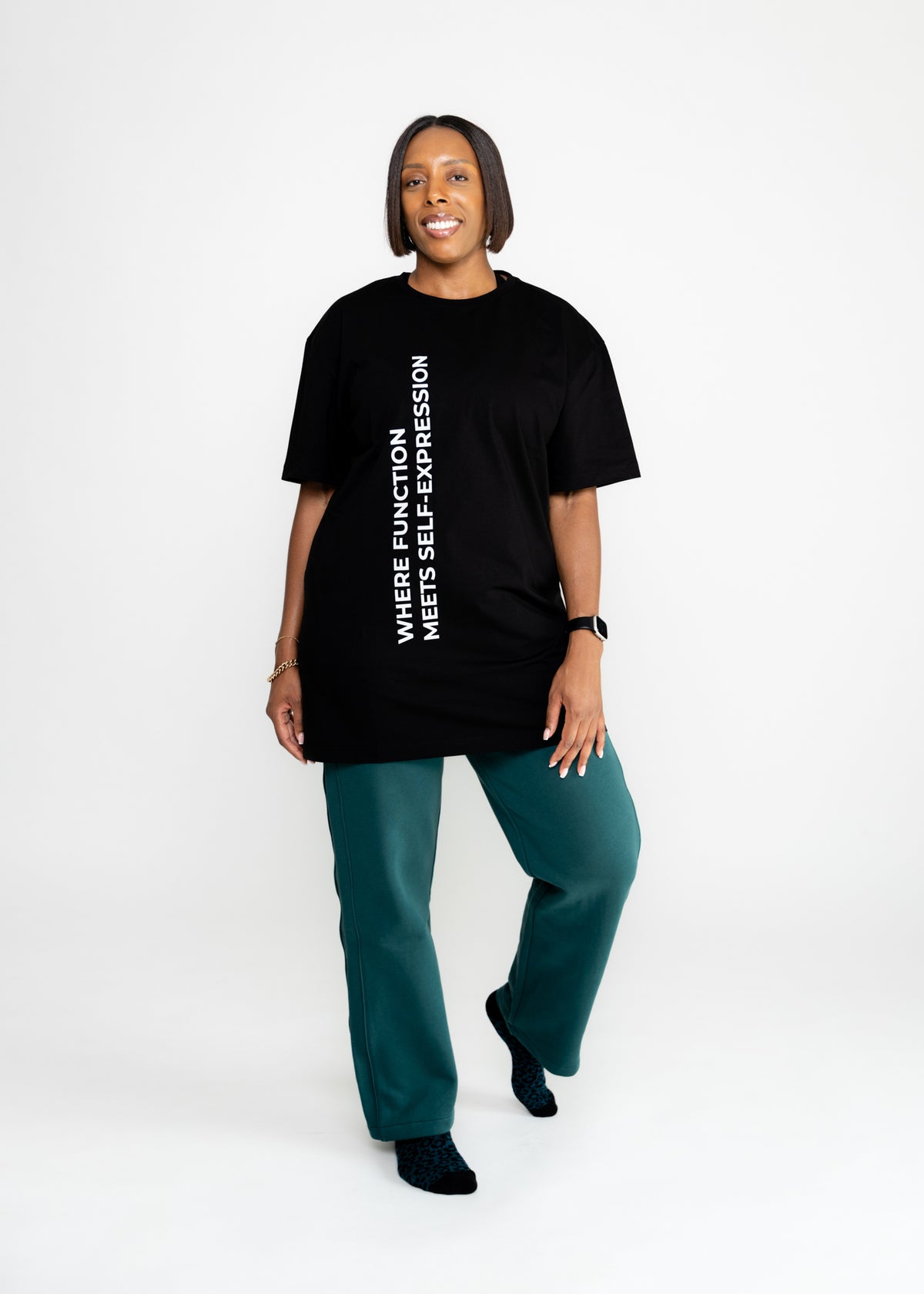 Ethos Statement Oversized T-Shirt Dress