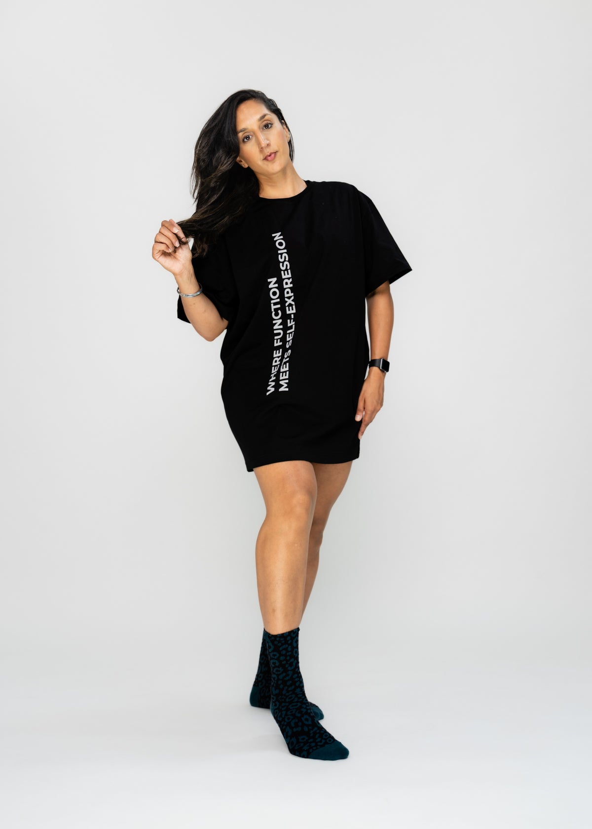 Ethos Statement Oversized T-Shirt Dress