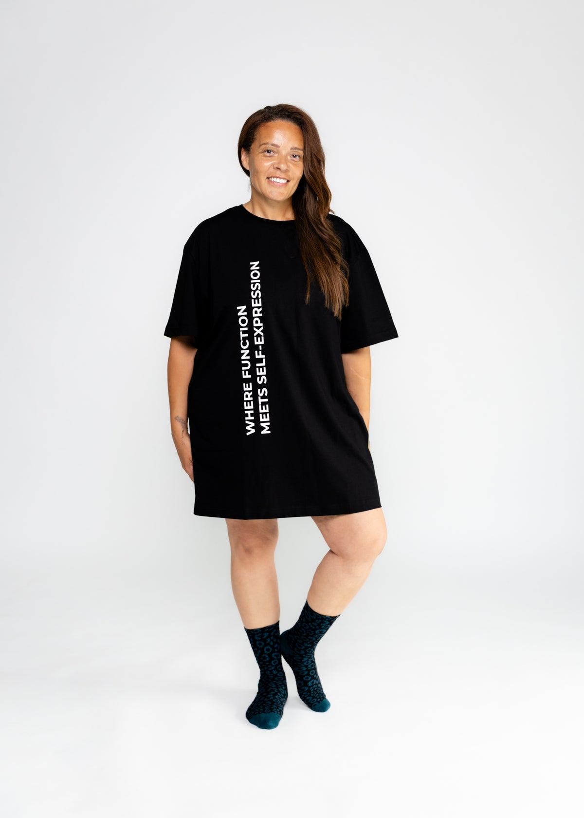 Ethos Statement Oversized T-Shirt Dress